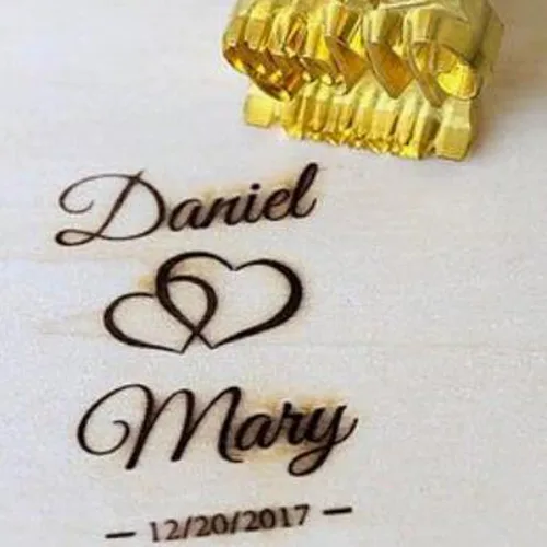 Hierro de marca personalizado para madera, sello de hierro de marca propia de cuero, sello de calor para barbacoa incluyendo el mango, sello de