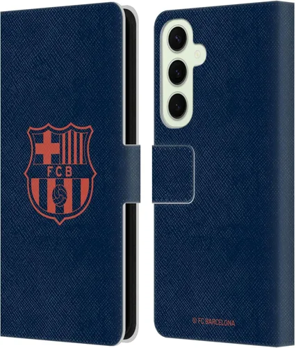 Miniatura 92 de Head Case Designs Funda de piel con licencia oficial del FC Barcelona Barca Crest Graphics para Samsung Galaxy A06 4G
