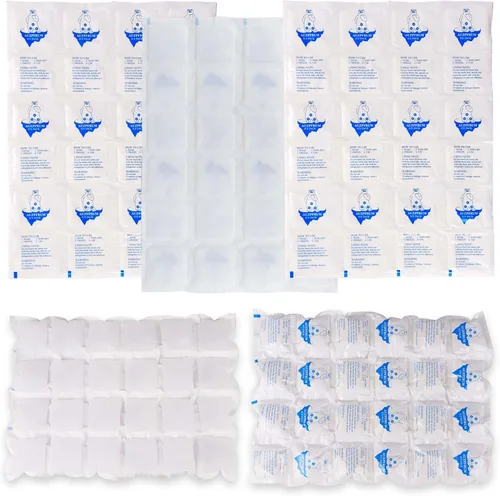 Miniatura 6 de Bolsas de hielo reutilizables para enfriar bolsa de hielo seco para envío de alimentos congelados y alimentos perecederos y almacenamiento y correo