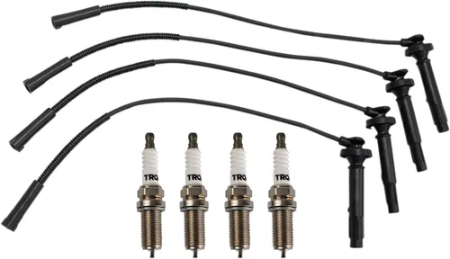 Miniatura 52 de Kit de bujías de chispa TRQ 5 piezas de bujías de iridio Compatible con Acura Integra 1992-2001 1999-2000 Honda Civic 1994-1995 Civic del Sol