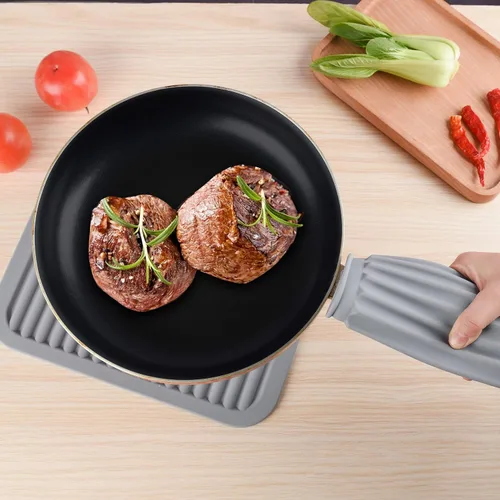 Miniatura 6 de Salvamanteles de silicona para ollas calientes y sartenes, almohadillas calientes para cocina, salvamanteles versátiles para platos calientes