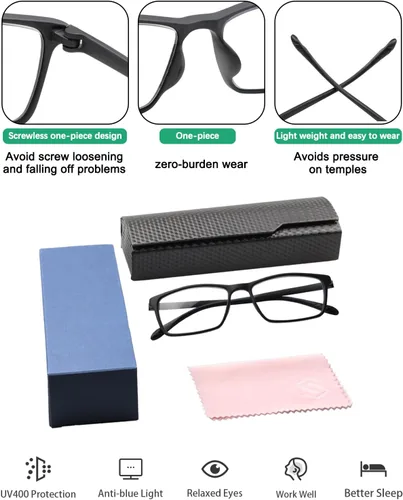 Miniatura 2 de Lentes de lectura fotocromáticos multienfoque para hombres y mujeres, lentes de sol de transición progresiva de alta calidad, anti rayos UV, luz azul