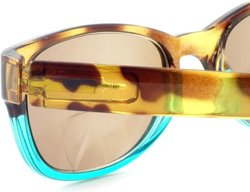 Miniatura 5 de Calabria 4373SB Classic BiFocal Reading Sunglasses Women Tinted Bi-Focal Sun Glass Readers Trendy Chic w/Matching Soft Case Tortuga y azul