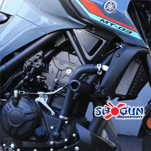 Miniatura 3 de Shogun Yam MT-03 MT 03 MT03 2016 2017 2018 2019 2020 2021 2022 2023 - Deslizadores de marco sin corte negro - 750-6149 - Fabricado en los Estados