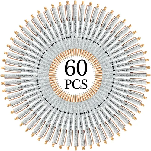 Miniatura 63 de Aolun 10 bolígrafos personalizados con nombre, bolígrafo retráctil con mensaje de texto para mujeres, enfermeras, escritura, cumpleaños, graduación