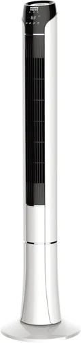 Ventilador de torre de 48 pulgadas con control remoto, ventilador silencioso para dormitorio y hogar | Tower fan with remote featuring 3 wind modes,