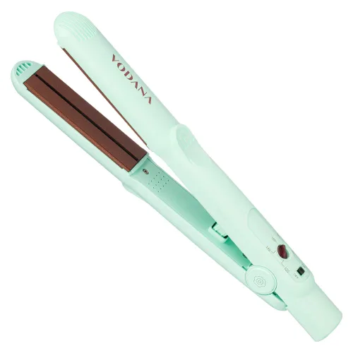 Miniatura 10 de VODANA Plancha de pelo profesional de cerámica de 1 pulgada, acabado suave y sedoso y control de encrespamiento para todo tipo de cabello, placas