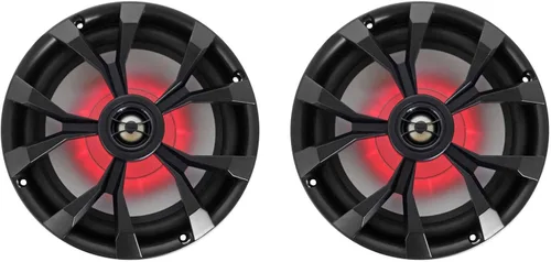 Miniatura 2 de Rockville Paquete RKL80MB: Par RKL80MB 8 "900W Marine Wakeboard LED Tower Altavoces-Negro, Par MAC80B 7.7" Negro Aluminio Wakeboard Altavoces Pods