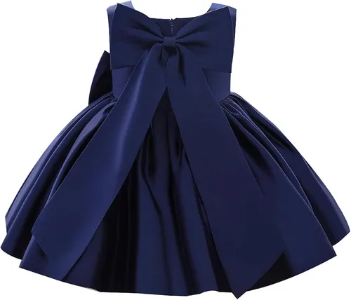 Miniatura 2 de Vestido sin mangas con diseño de flores para niña, vestido de novia de princesa con diseño de flores para niños pequeños y bebés