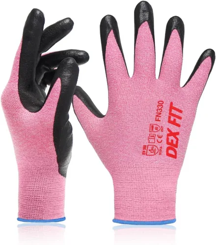 Miniatura 11 de DEX FIT Nitrile Work Gloves FN330,Stretch Fit, Touchscreen, Power Grip in Wet & Oily Conditions, Men & Women
