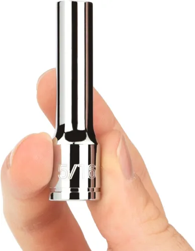 Miniatura 6 de TEKTON SHD91105 - Juego de llaves de vaso de 6 puntos con riel de 3/8 pulgadas de profundidad, 9 piezas (5/16 - 3/4 pulgadas)