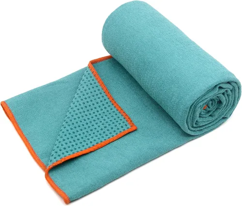 Miniatura 2 de Eunzel Toalla de yoga caliente – Toalla de microfibra antideslizante para esterilla de yoga con punto de agarre absorbente de sudor, toalla