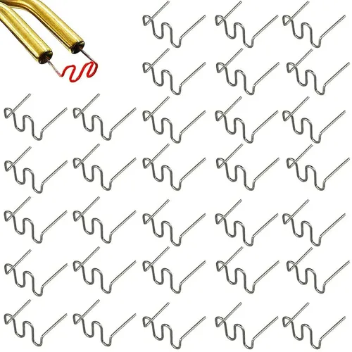 Miniatura 4 de 1000 grapas de soldadura de plástico caliente 0.024 in automotriz reparación de plástico grapas de soldadura para todos los coches, barra