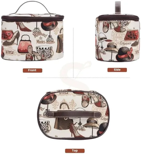 Miniatura 2 de Signare Neceser para Mujeres/Estuche de Tocador/Estuche de Maquillaje, Disponible en 14 Diseños