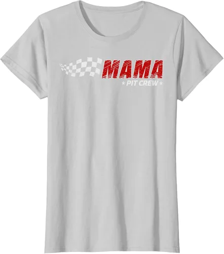 Miniatura 22 de Mama Pit Crew Race Car Birthday Family Matching Pit Crew Camiseta