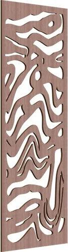 Miniatura 92 de 9 3/8"W x 24 3/8"H x 1/4"T Northfield Decorativos Paneles de Pared de Madera Calado, Abedul