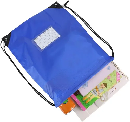 Miniatura 10 de CODOBON Paquete de 20 bolsas con cordón, mochila de cuerda de dibujo a granel, bolsa de bricolaje para gimnasio, deportes, bolsa para mujeres
