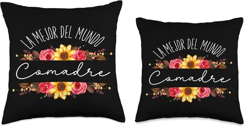 Miniatura 3 de La Mejor Comadre Del Mundo Madrina Española Comadre Almohada