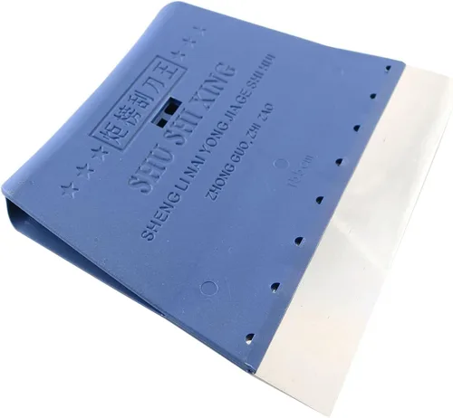 Miniatura 7 de Rascador de pasta de soldadura de acero inoxidable 8.071 in Junta de raspado plana para moler y pulido, azul