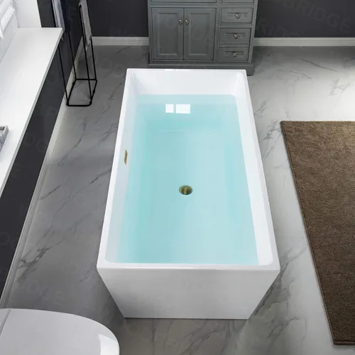 Miniatura 14 de WOODBRIDGE BTA1512-BG-Drain &O + Pillow Bañera, oro cepillado