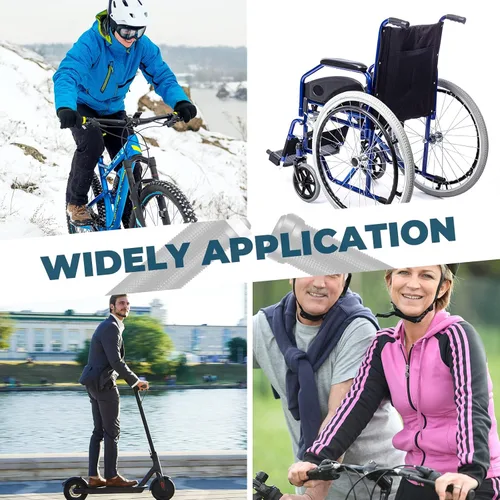 Miniatura 5 de 10 agarres para manillar de bicicleta, barra de mango de bicicleta de doble bloqueo, para BMX, montaña, MTB, crucero de playa, scooter, bicicleta