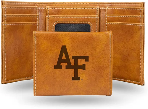 Miniatura 10 de NCAA Rico Industries - Billetera triple grabada con láser, con grabado láser, accesorio para hombre