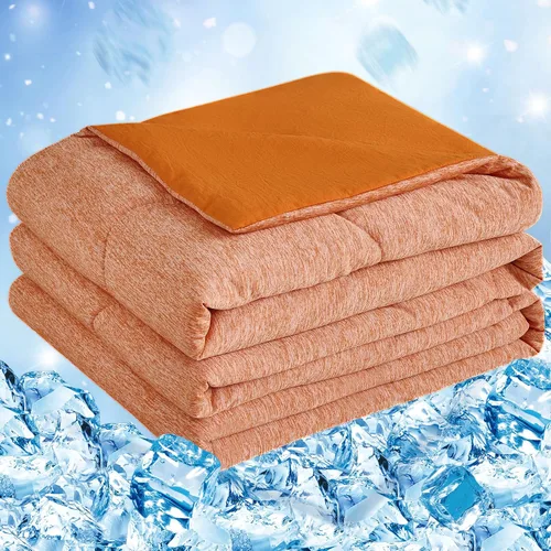 Miniatura 14 de CHOSHOME Edredón Refrescante Tamaño Twin, Manta Refrescante con Fibra de Enfriamiento Q-Max 0.45 Arc-Chill, Manta de Verano Fresca para Sudores