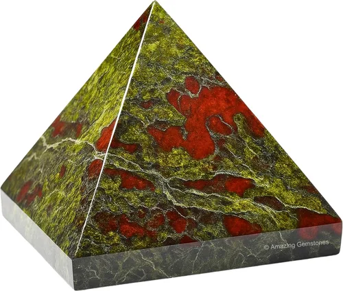 Miniatura 88 de Piedras Curativas de Cristal de Pirámide de Cuarzo Claro de Amazing Gemstone - Figura de Gran Pirámide de 2" de Piedra Natural para Meditación
