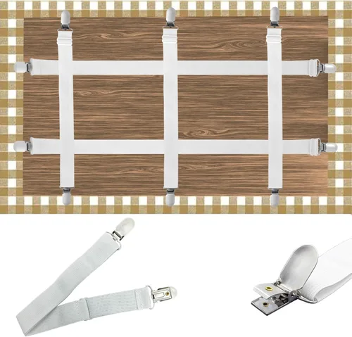 Miniatura 8 de Clips ocultos para mantel: perfectos para mesas de picnic y mesas gruesas en interiores y exteriores, mantén tu mantel seguro con nuestros clips