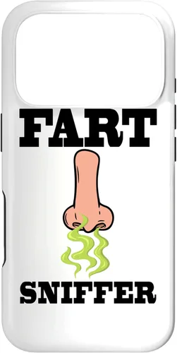 Miniatura 30 de Fart Sniffer Shirt, Gross Dad Joke Shirt, Weird Funny Fart Case for iPhone 17