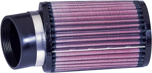K&N Filtro de aire universal con abrazadera original de alto flujo: alto rendimiento, premium, lavable: diámetro de brida: 2.75 pulgadas, altura del