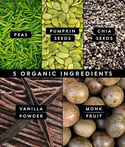 Miniatura 3 de TRUVANI – Polvo de proteína a base de plantas – Proteína orgánica certificada USDA en polvo, vegano, sin OMG, sin gluten