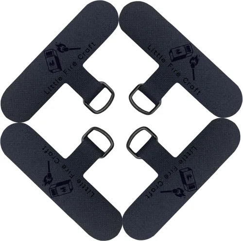 Correa de teléfono para teléfono, pieza de repuesto para correa de teléfono, paquete de 4 4_Negro_A