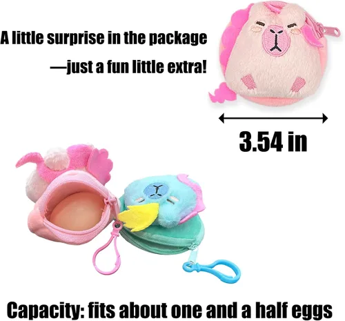 Miniatura 9 de Capybara Peluche con 9 piezas de Ropa y Accesorios, 10.2 pulgadas Lindo Animal de Peluche Capybara, Juguetes de Peluche para Vestir, Lindos Peluches