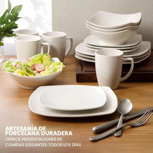 Miniatura 3 de Juego de vajilla Gibson Home Zen Buffet Blanco