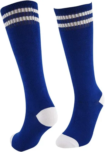 Miniatura 7 de Calcetines altos hasta la rodilla para niños, calcetines de fútbol de algodón para niños, niñas, niños pequeños
