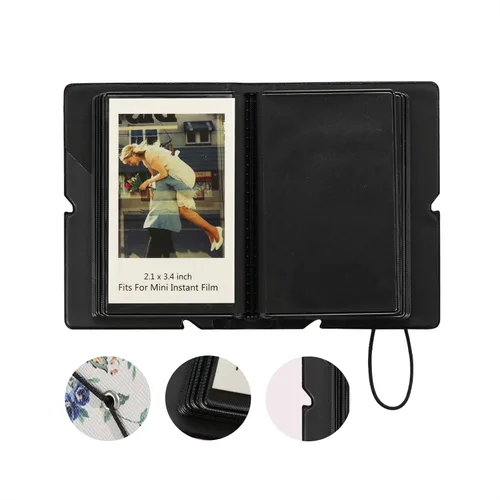 Miniatura 3 de Mini álbum de fotos Polaroid pequeño de 2x3 para película de cámara de 3 pulgadas Fujifilm Instax Mini 12 11 9 99 8 7+ 40 EVO, HP Sprocket, tarjetas