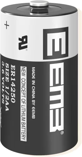 EEMB Batería ER14250 1/2AA 3.6V Li-SOCL₂ Batería de litio no recargable XL-050F SB-AA02 LS14250 para medidor de collar de perro Sensor Sensor