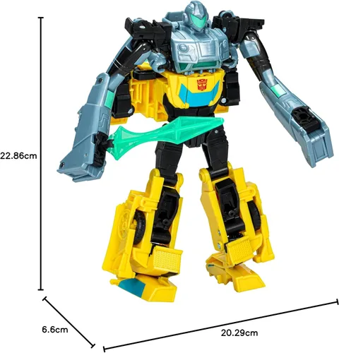 Miniatura 16 de Transformers EarthSpark Cyber-Combiner Bumblebee and Malto Robot Figuras de acción, juguetes interactivos para niños y niñas a partir de 6 años