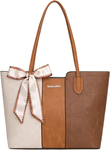 Miniatura 25 de Montana West - Bolsos de mano para mujer, bolso tipo satchel con asa superior mediana