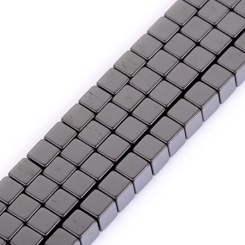 Miniatura 42 de HAAMIIQII 35 piezas de cuentas de gema suelta de hematita negra natural de 12 mm en forma circular, cuentas de piedra espaciadora para hacer