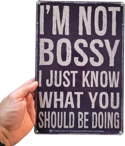 Miniatura 5 de AMERICAN WIT Cartel de metal divertido de 8 x 12 pulgadas con texto en inglés «I Prefer Not To Think Before Speaking, I Like Being Just As Surprised
