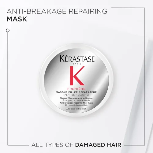 Miniatura 4 de Kerastase Premiere Anti-Breakage Mask - For Breakage & Damaged Hair, Repairs Bonds & Removes Calcium Build-Up, With Glycine and Peptides, 7x