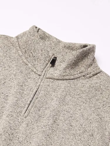 Miniatura 5 de Wrangler Authentics Suéter de vellón de manga larga con un cuarto de cremallera para hombre