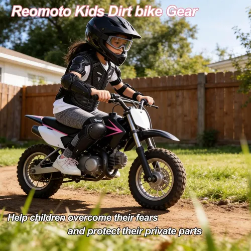 Miniatura 2 de Reomoto Kids Full Body Protector Youth Dirt Bike Gear for Motorcycle Cycling Skiing Motorbike Riding Bike Vest with Knee Elbow Protectors