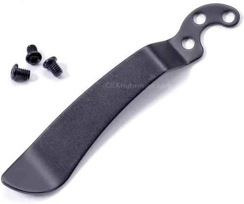 Miniatura 29 de EZSMITH (Modelo 1 Pinza de bolsillo universal - (Acabado táctico negro) - Pinza de bolsillo de repuesto para cuchillos plegables, teléfonos