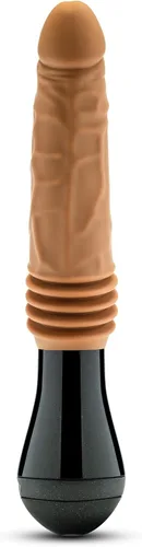 Miniatura 7 de Blush Dr. Skin Dr. Arthur - Consolador grande vibrante, giratorio y empujador de 10.5 pulgadas, polla de silicona para estimulación del placer