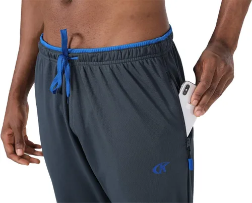Miniatura 3 de NEIKU - Pants deportivos de malla con bolsillos para hombre