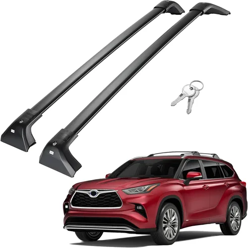 Miniatura 15 de JOYTUTUS Barras transversales de techo con cerradura compatibles con Chevy Chevrolet Traverse 2022-2026, barras transversales antióxido de aluminio