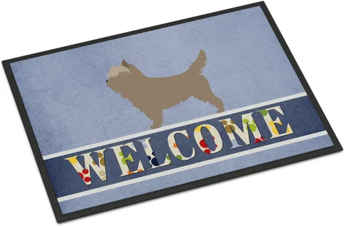 Miniatura 90 de Caroline's Treasures BB8321JMAT - Felpudo de bienvenida Berger Picard de 24 x 36 pulgadas, tapete azul para puerta delantera, para interiores